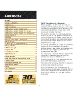 Preview for 2 page of GMC GTX1850K Instruction Manual