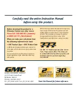 Preview for 16 page of GMC GTX1850K Instruction Manual