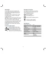 Предварительный просмотр 3 страницы GMC LD108V Instruction Manual