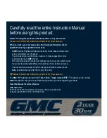 Preview for 16 page of GMC MAG2050R Instruction Manual