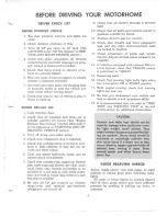 Preview for 9 page of GMC Motorhome 1976 Operating Manual