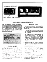 Preview for 38 page of GMC MOTORHOME 1978 Operating Manual