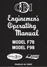 Предварительный просмотр 1 страницы GMC Rapido F7B Operating Manual