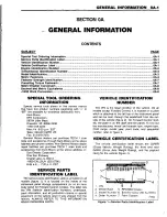 Preview for 7 page of GMC S Series 1994 Repair Manual