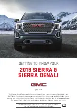 GMC SIERRA 2019 Getting To Know Your preview