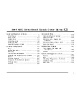 Preview for 1 page of GMC Sierra Denali Classic 2007 Owner'S Manual