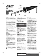 Preview for 1 page of GMC Soldering Iron DEC001SI Manual