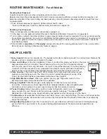 Preview for 6 page of GMCW Crathco Classic Bubbler D Series Operation Manual