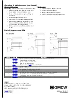 Предварительный просмотр 4 страницы GMCW GRINDMASTER GTD2 Series Operator'S Manual