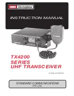 GME Electrophone TX4200 Series Instruction Manual preview