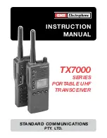 GME Electrophone TX7000 SERIES Instruction Manual preview