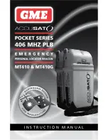 Предварительный просмотр 1 страницы GME accusat MT410 User Manual