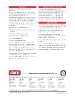 Preview for 8 page of GME ACIES GT9600 Instruction Manual