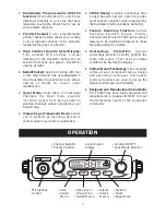 Preview for 3 page of GME Electrophone TX3400 Instruction Manual