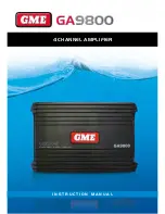 GME GA9800 Instruction Manual preview