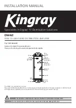 Preview for 1 page of GME Kingray DW42 Installation Manual