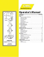 Preview for 1 page of GMG 1030-PA Operator'S Manual