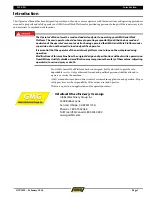 Preview for 3 page of GMG 1030-PA Operator'S Manual