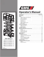 GMG 1530i Operator'S Manual preview