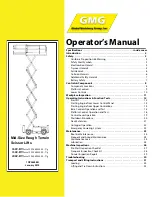 GMG 2669-RT Operator'S Manual preview