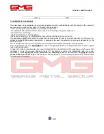 Preview for 5 page of GMG SG series Starting Manual