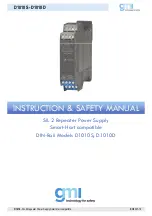 GMI D1010D Instruction & Safety Manual предпросмотр