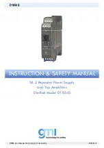 GMI D1054S Instruction & Safety Manual предпросмотр