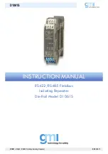 GMI D1061S Instruction Manual предпросмотр