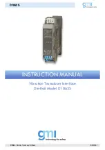 Предварительный просмотр 1 страницы GMI D1062S Instruction Manual