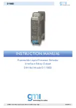 GMI D1180D Instruction Manual предпросмотр