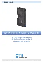 GMI D5034S Instruction & Safety Manual предпросмотр