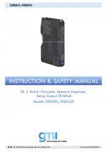 GMI D5036D Instruction & Safety Manual preview