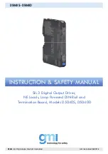 GMI D5040D Instruction & Safety Manual предпросмотр