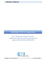 Preview for 1 page of GMI D5072D Instruction Manual