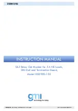 Предварительный просмотр 1 страницы GMI D5090S-102 Instruction Manual