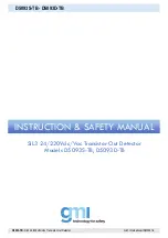 GMI D5093S-TB Instruction & Safety Manual preview