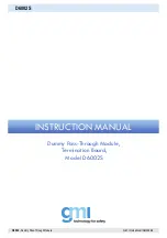 GMI D6002S Instruction Manual preview