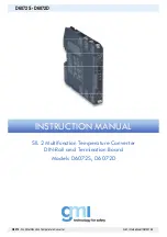 GMI D6072D Instruction Manual предпросмотр