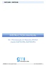 Preview for 1 page of GMI D6072S-096 Instruction Manual