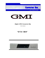 Предварительный просмотр 1 страницы GMI DTA 1000 User Manual