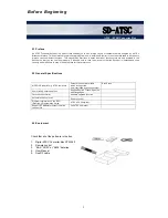 Предварительный просмотр 4 страницы GMI DTA 1000 User Manual