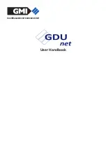 Предварительный просмотр 1 страницы GMI GDUnet User Handbook Manual