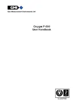 GMI Oxygas 500 User Handbook Manual preview