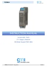 Предварительный просмотр 1 страницы GMI PSD1004 Instruction Manual