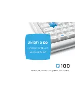 GMK electronic design UNIQEY Q100 Operating Manual preview