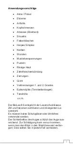 Preview for 7 page of GML BioLas 6 Softlaser Instructions For Use Manual