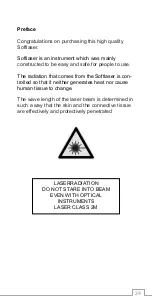 Preview for 24 page of GML BioLas 6 Softlaser Instructions For Use Manual