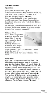 Preview for 29 page of GML BioLas 6 Softlaser Instructions For Use Manual