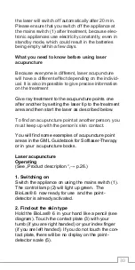 Preview for 30 page of GML BioLas 6 Softlaser Instructions For Use Manual