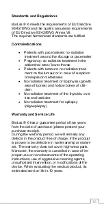 Preview for 36 page of GML BioLas 6 Softlaser Instructions For Use Manual